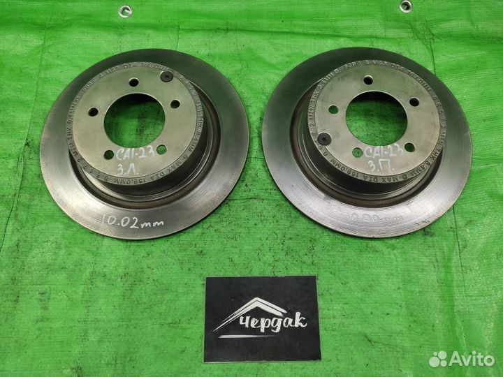 Тормозные диски зад 302мм Caliber/Compass/Patriot