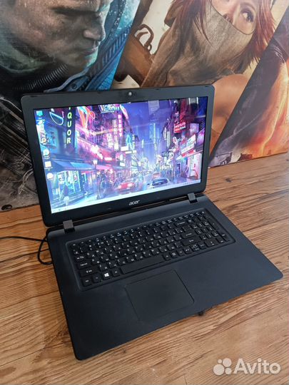 Acer 17.3 дюйма/HDD 500GB/4 GB