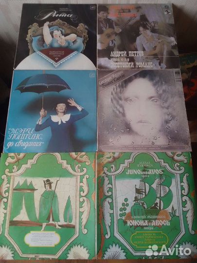 Виниловые пластинки Итальянцы, мюзиклы и прочее