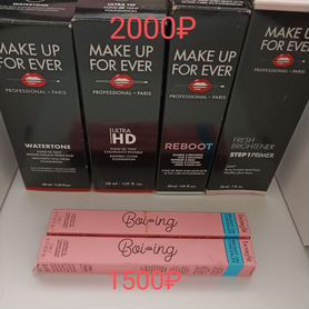 Тональное средство Make up for ever и benefit