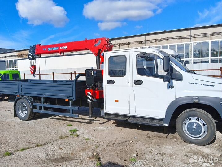 ГАЗ ГАЗон Next C41R33 с КМУ, 2024