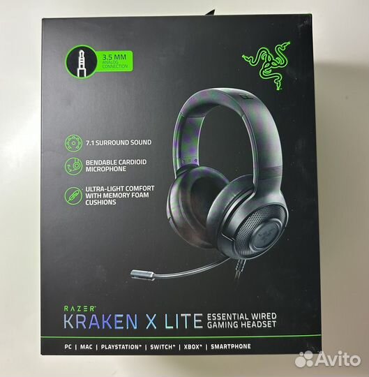 Наушники Razer Kraken X Lite