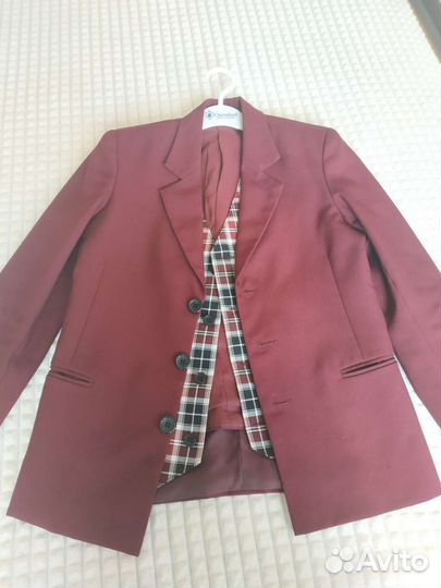 Школьная форма бордовый цвет