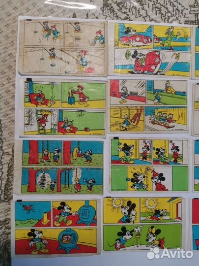 Вкладыши Дональд Микки Маус