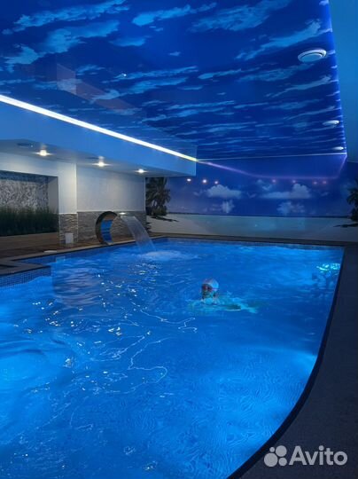 Сауна с теплым бассейном