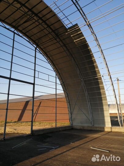 Ангар каркасный