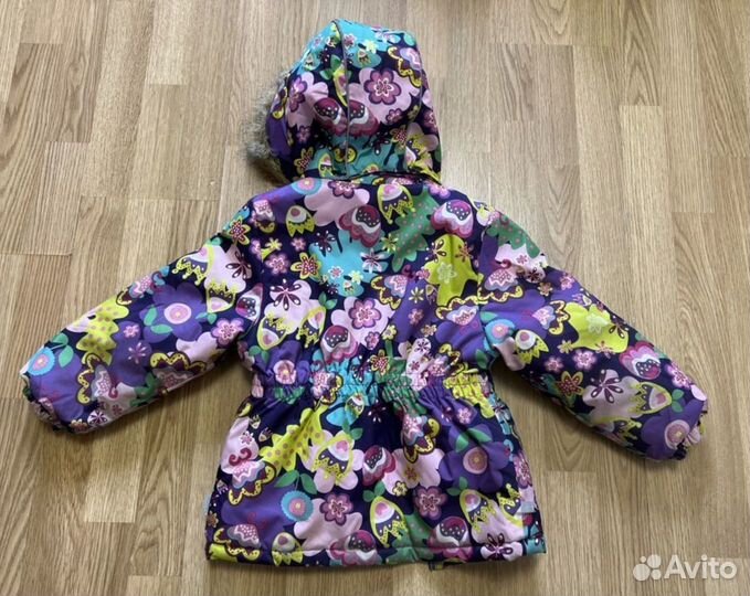 Зимний костюм для девочки 98 104 110 Huppa яркий