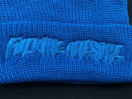 Шапка Fucking Awesome FA Logo Blue Tonal Beanie