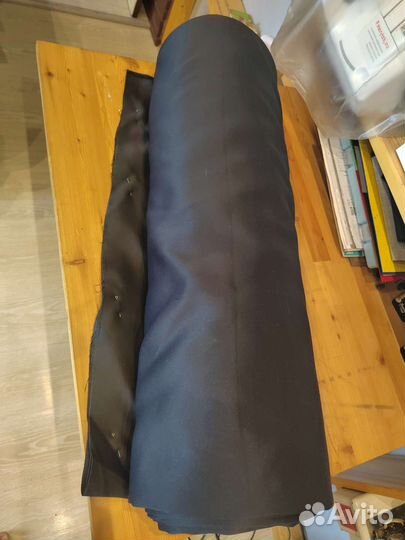 Ткань блэкаут черный