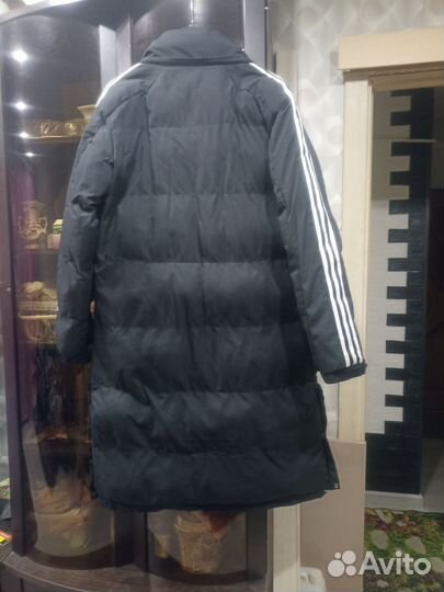 Пуховик зимний мужской длинный