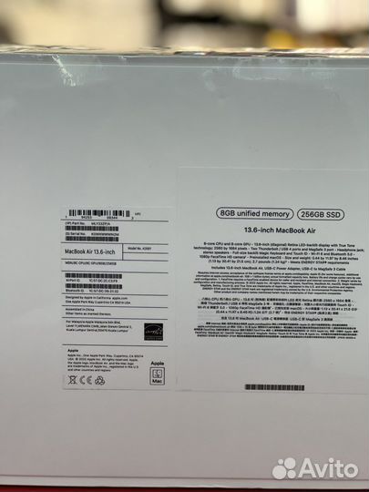 MacBook Air 13 M2 8/256
