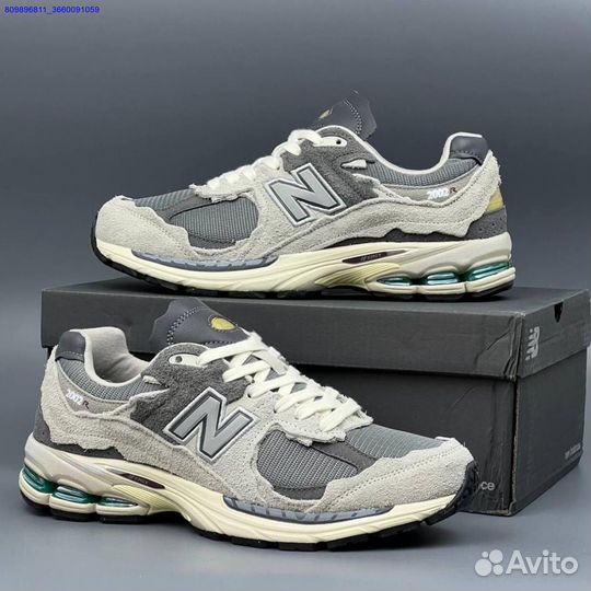 Кроссовки New Balance 2002R Светлые (Арт.56046)