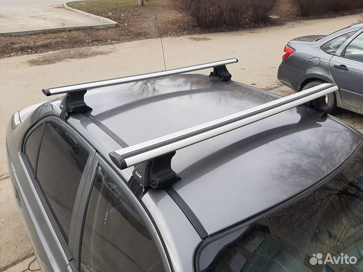 Багажник на крышу Хендай Акцент, Крыло Серый