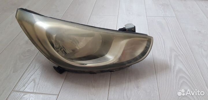 Фара передняя левая на hyundai solaris 1