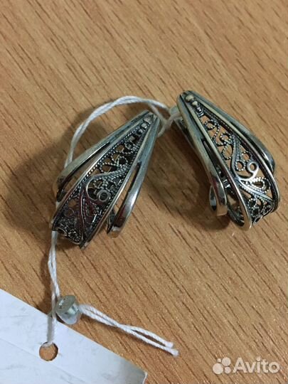 Серебряные серьги