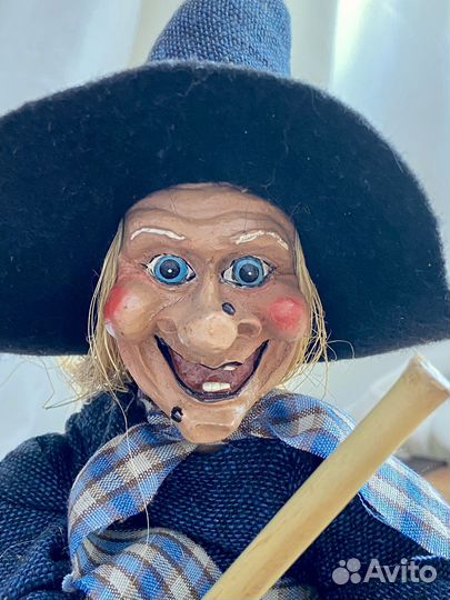 Кукла баба яга46см, веселая яга Оберег в коллекцию