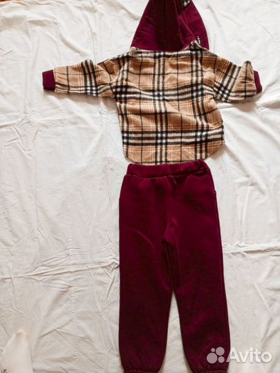 Костюм с начесом для девочки 98 104