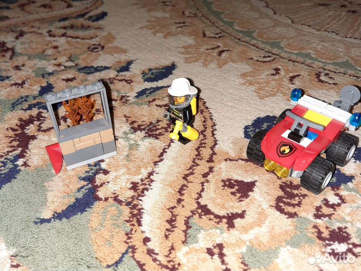 Lego City пожарный квадроцикл 60105
