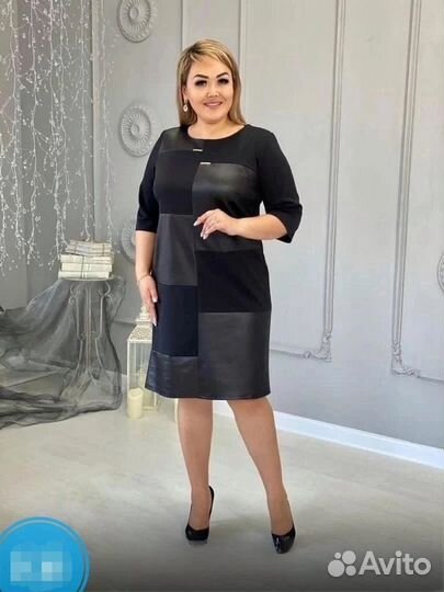 Платье 52 54 56 58 60 62 3 цвета