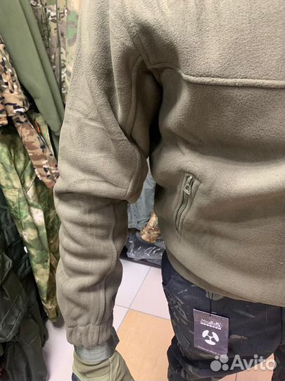 Кофта тактическая флисовая олива