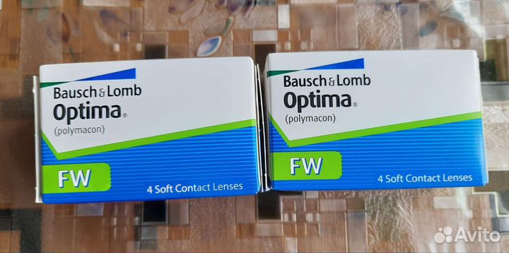 Линзы контактные, ежеквартальная замена