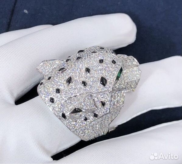Кольцо с бриллиантами panthère DE cartier