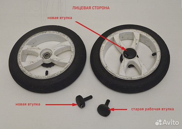 Задние колеса riko nano
