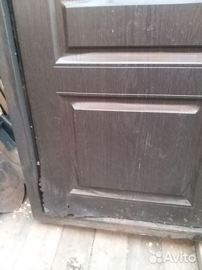 Дверь входная железная уличная бу