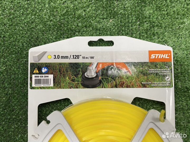 Струна триммерная Stihl кв. сечения 3,0 мм (55 м)