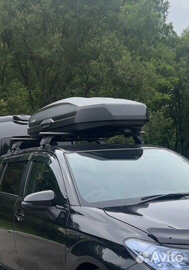 Бокс на крышу LUX tavr 175 черный матовый 450л