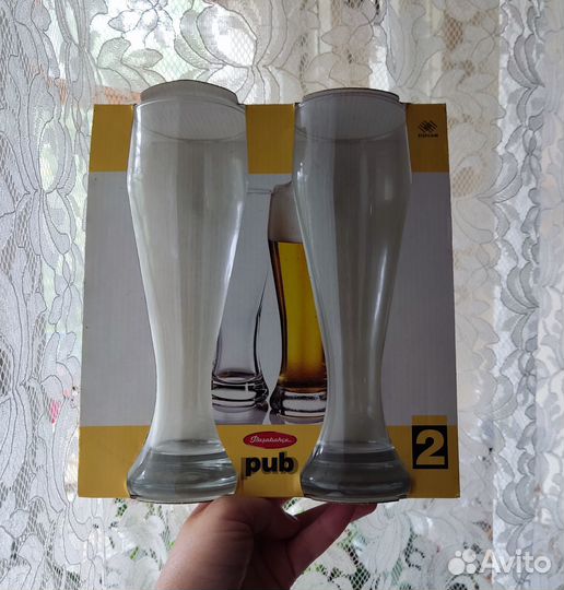 Бокалы, новые