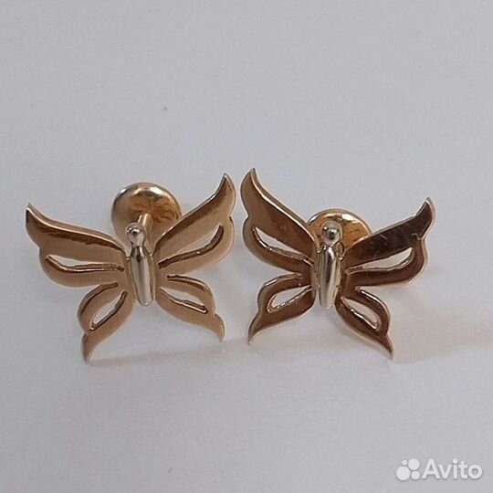 Золотые серьги