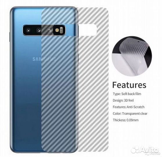 Защитная пленка из углеродного волокна для Samsung