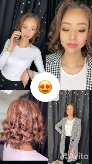 Макияж и прическа