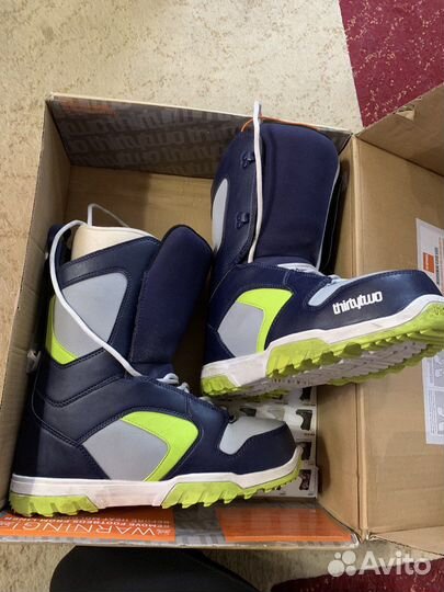 Ботинки для сноуборда thirtytwo Exit blue/green