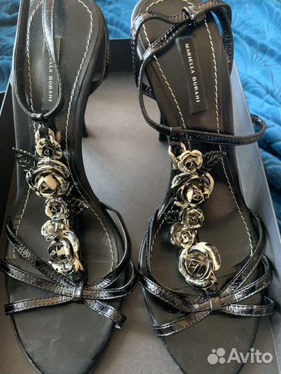 Босоножки женские итальянские кожаные