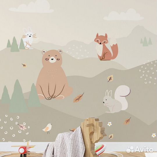 Детские фотообои 