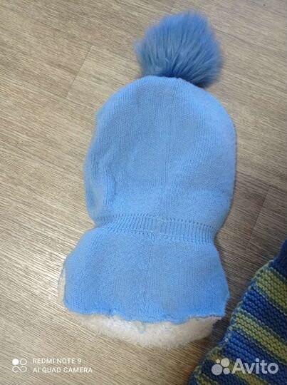 Шапки детские и шарф