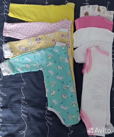 Ползунки,распашенки,бодики, для новорожденных