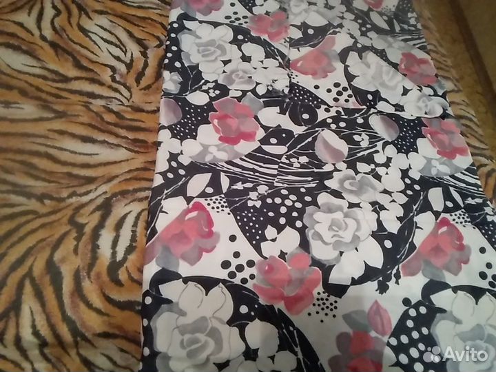 Ткань для шитья. Отрезы материала из СССР