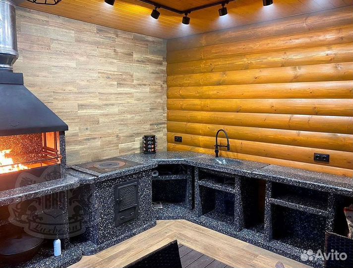 Мангальная зона и подарок на выбор