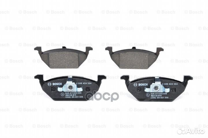 Колодки тормозные audi A3 97/VW G4/skoda octav