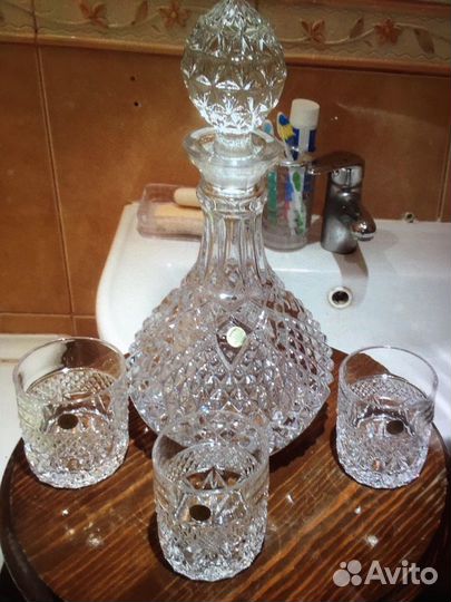 Хрусталь.Хрус.Стекло. Bohemia. Чехословакия.70г