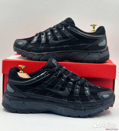 Элегантные черные кроссовки Nike P-6000