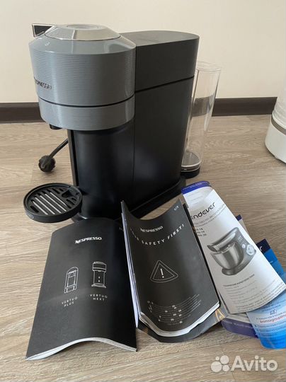 Капсульная кофемашина Nespresso Vertuo 1255, серый