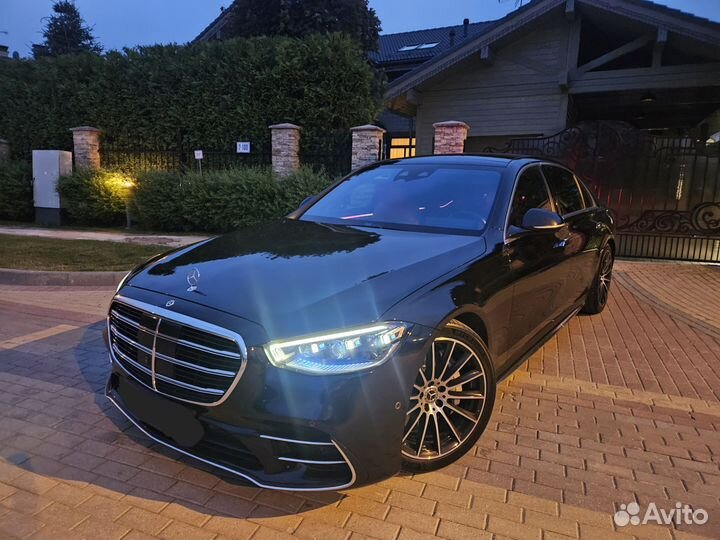 Mercedes S-class 223 аренда с водителем