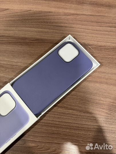 Чехол на iPhone 13 pro max кожаный