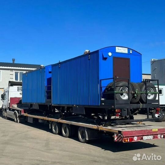 Вагон дом жилой на 6-8 человек