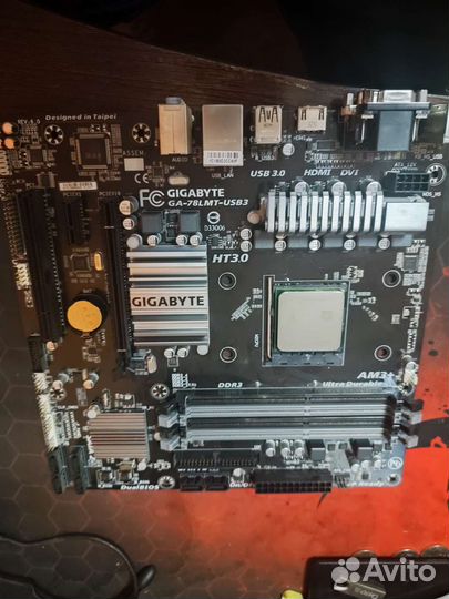 AMD FX8300 + gigabyte ga-78LMT-USB3,озу 16GB 1600