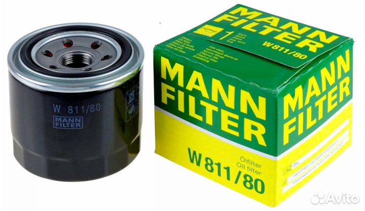 Масляный фильтр mann-filter W 811/80